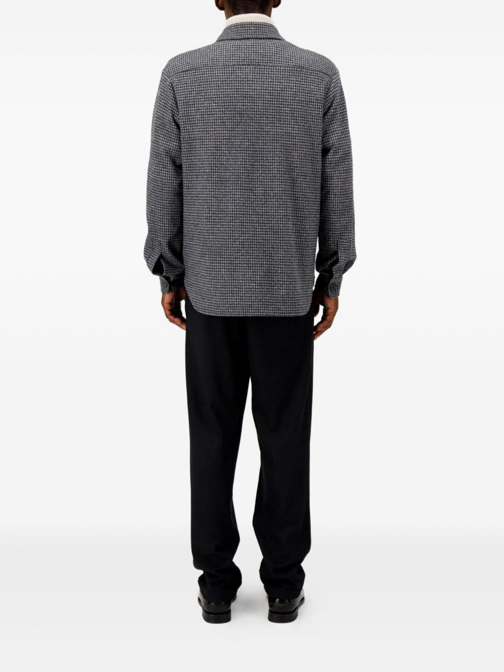 houndstooth wool jacket