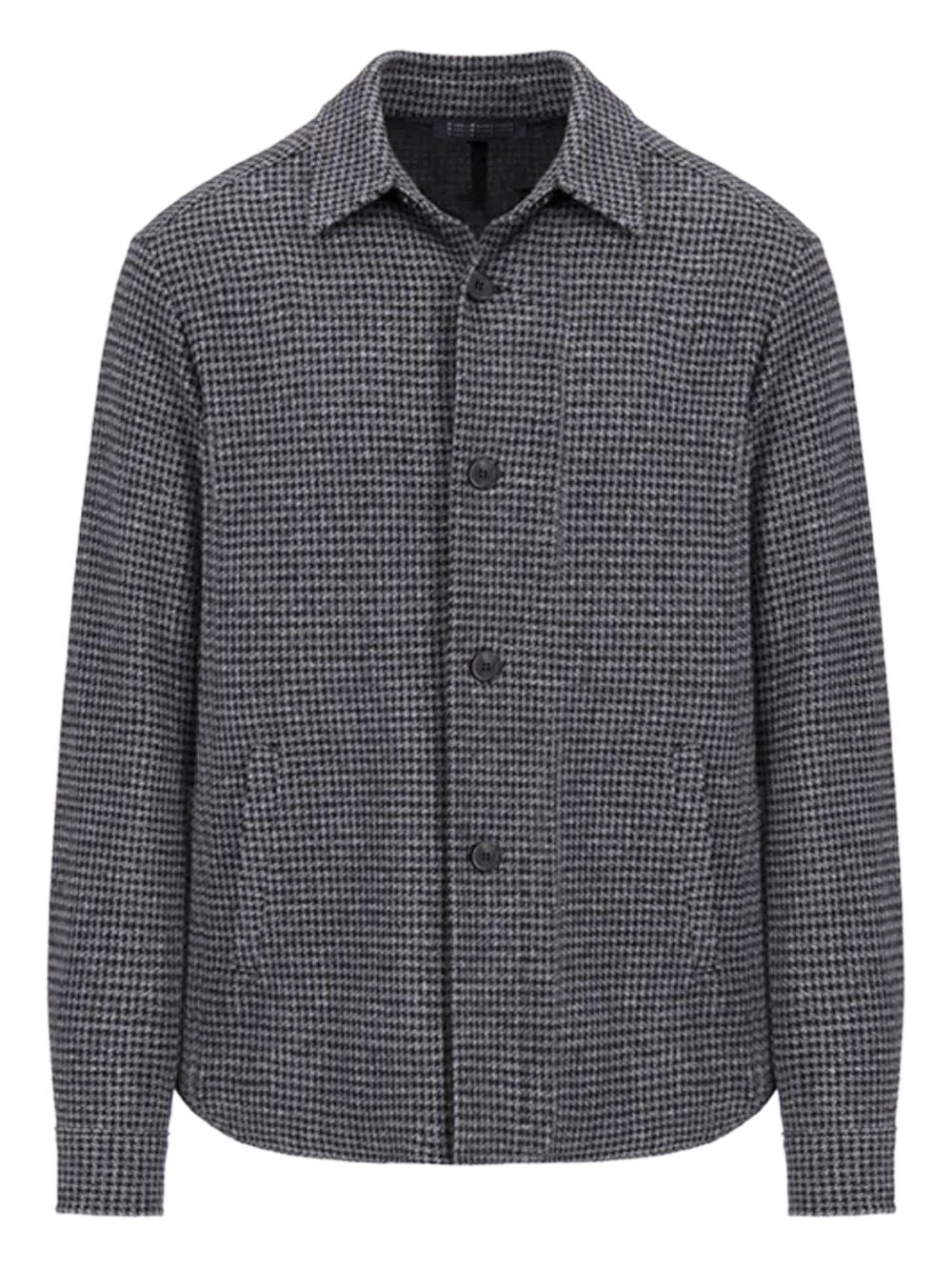 houndstooth wool jacket