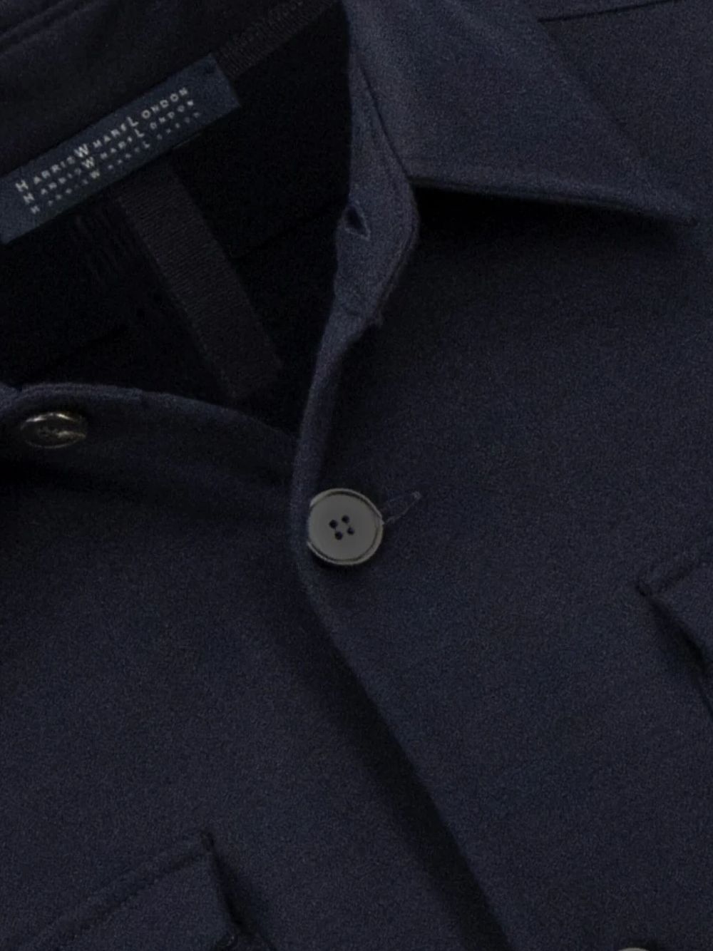 button-fastening shirt jacket