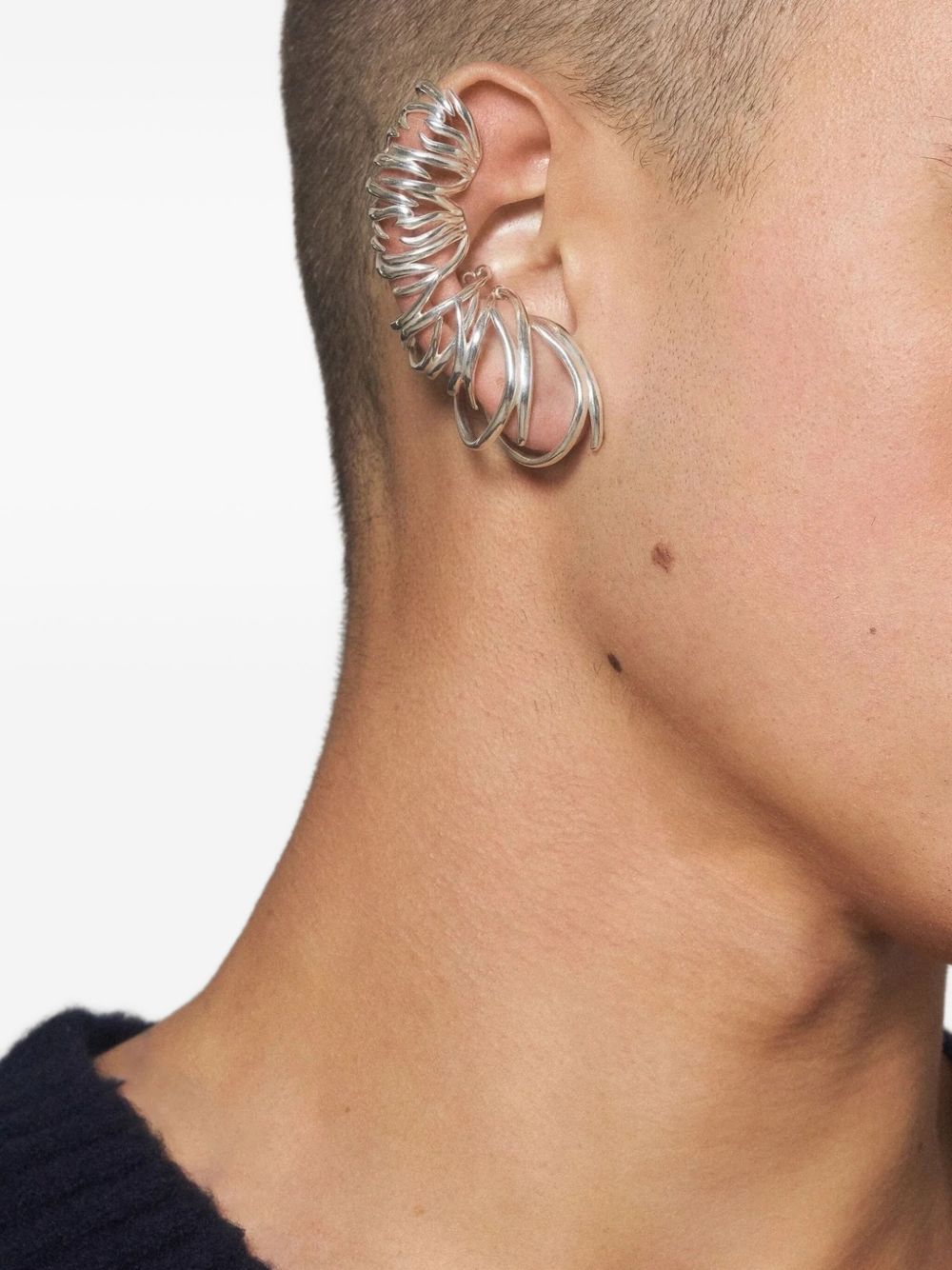multi-ring ear cuff