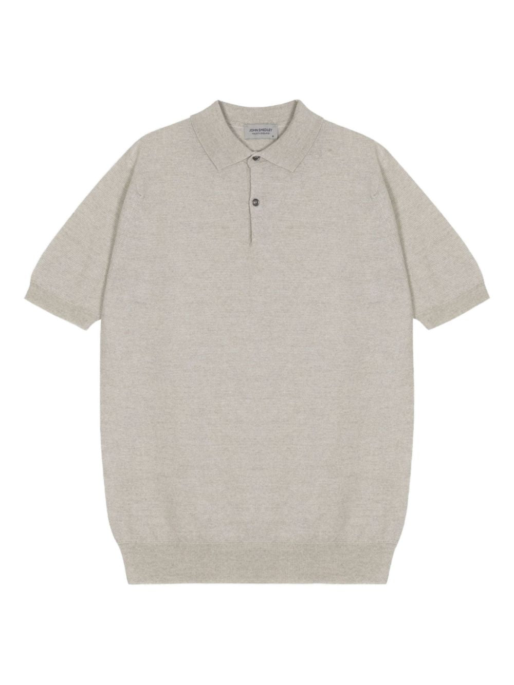 short-sleeved merino-wool polo shirt