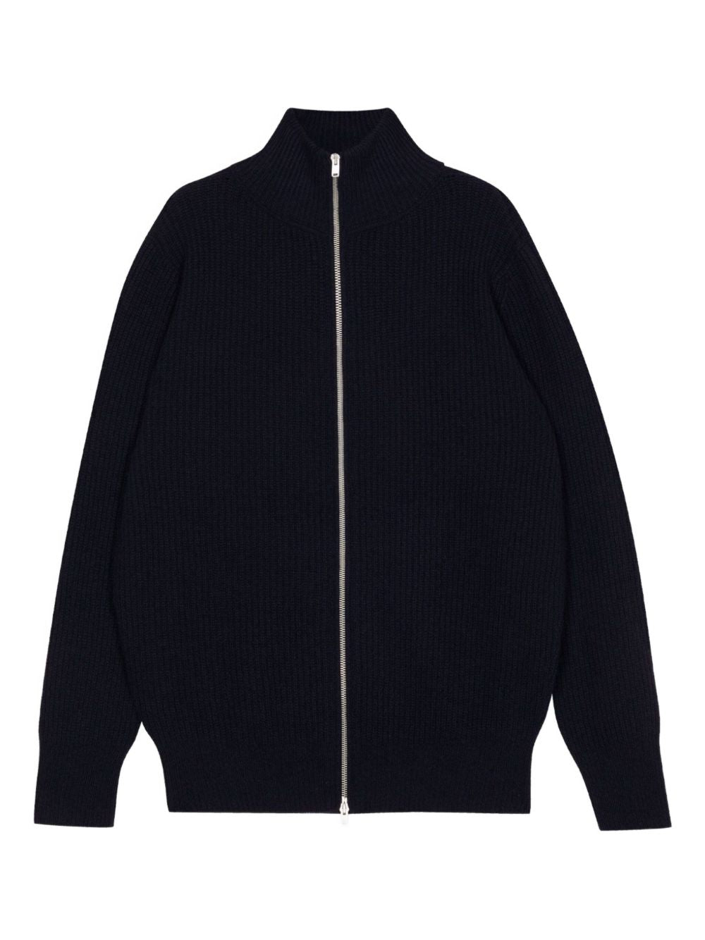 Mallam ribbed zip-up sweater