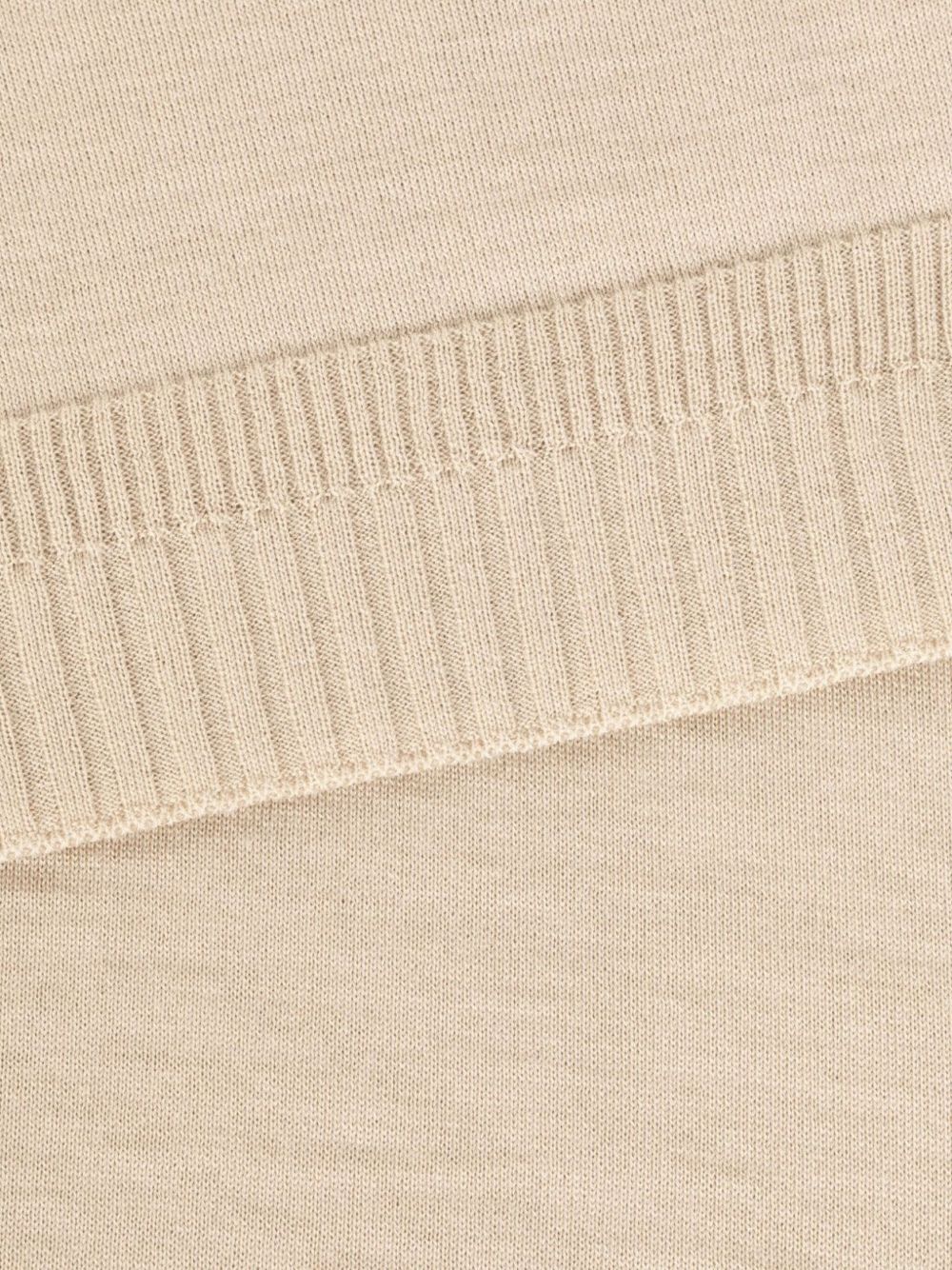 short-sleeved merino-wool polo shirt