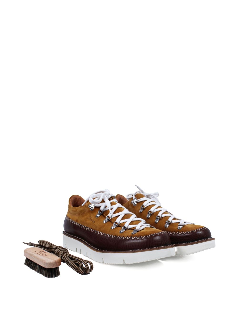 leather lace-up boots