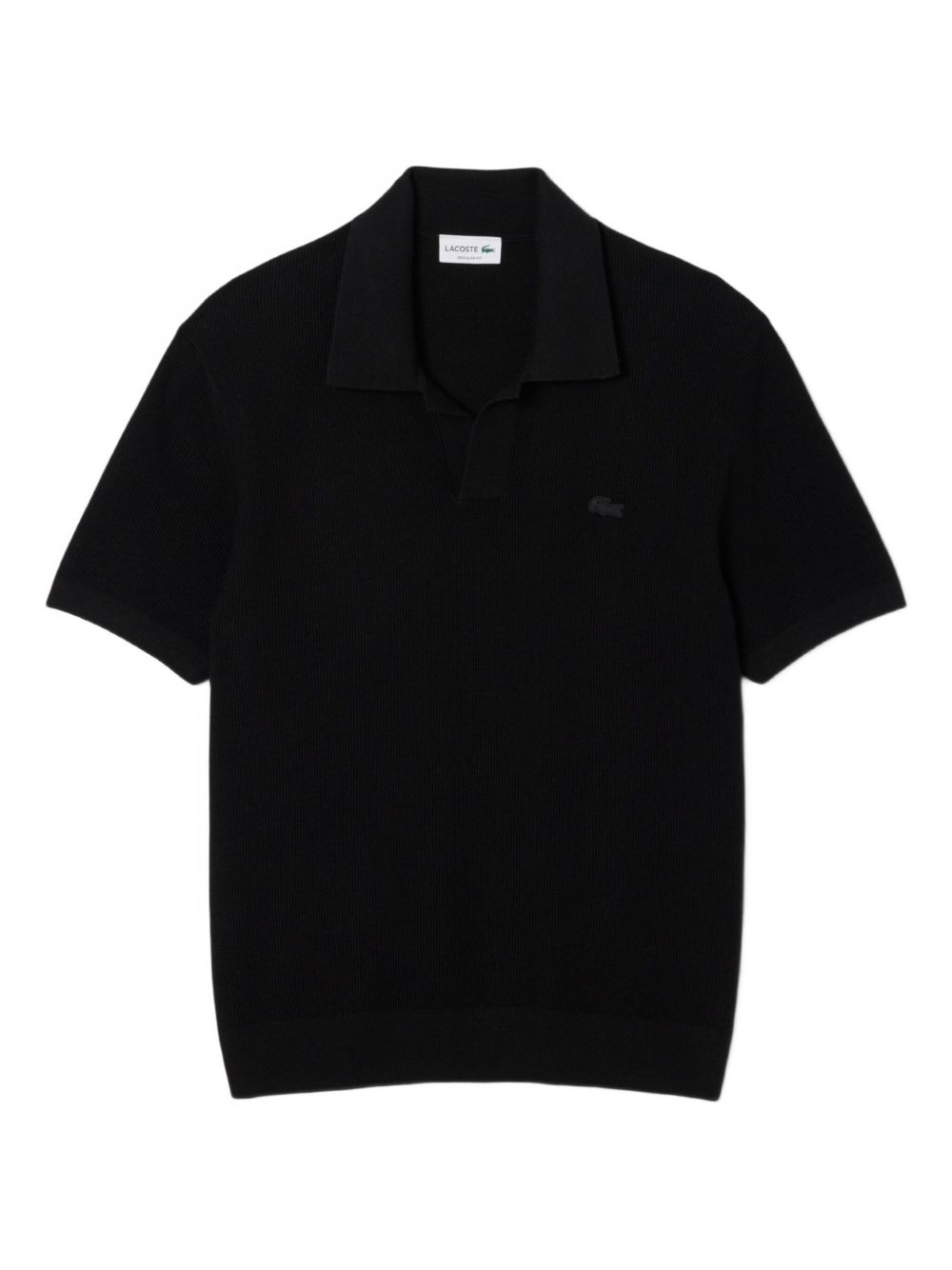 short-sleeve polo sweater