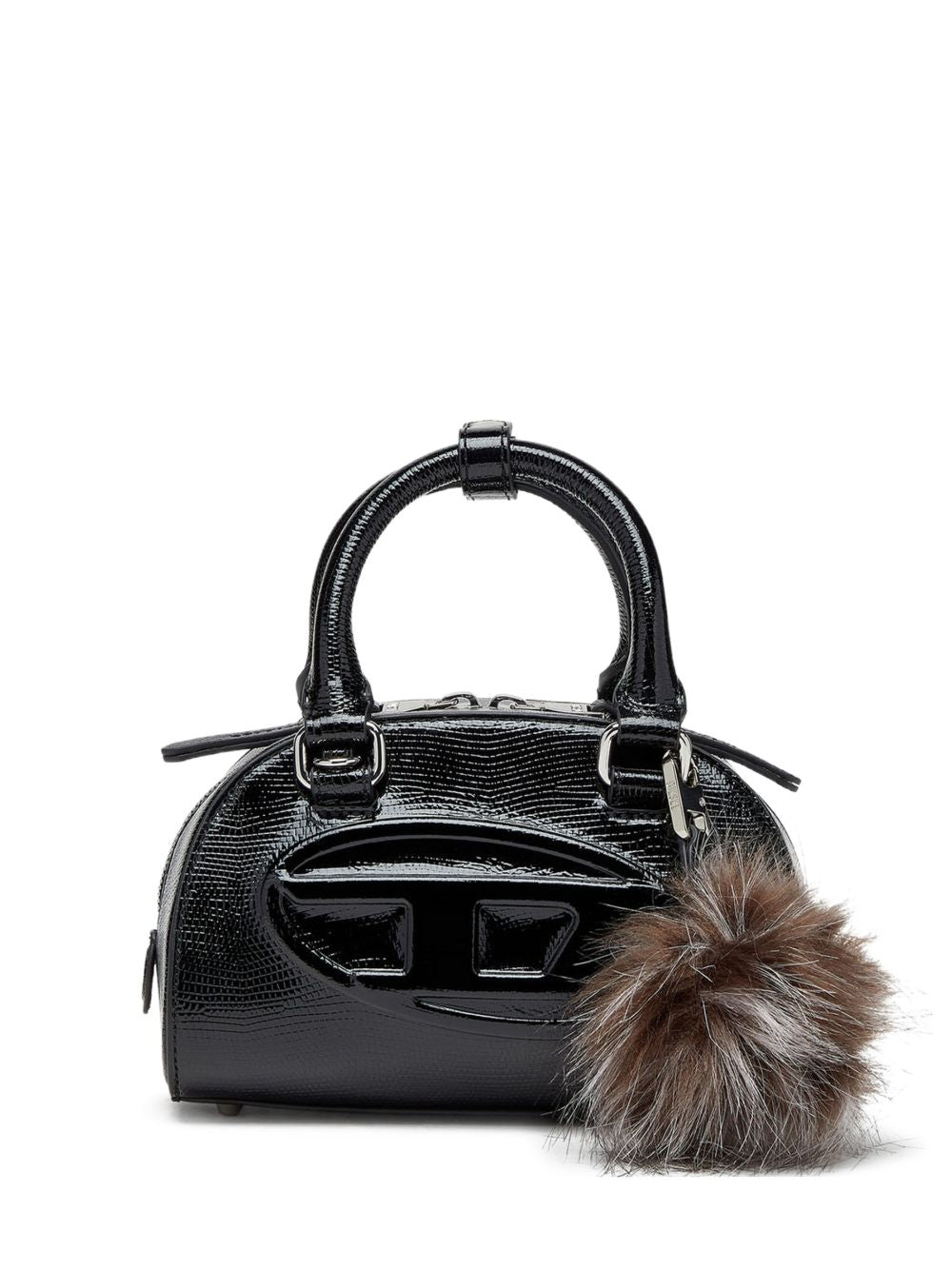 logo-embossed tote bag