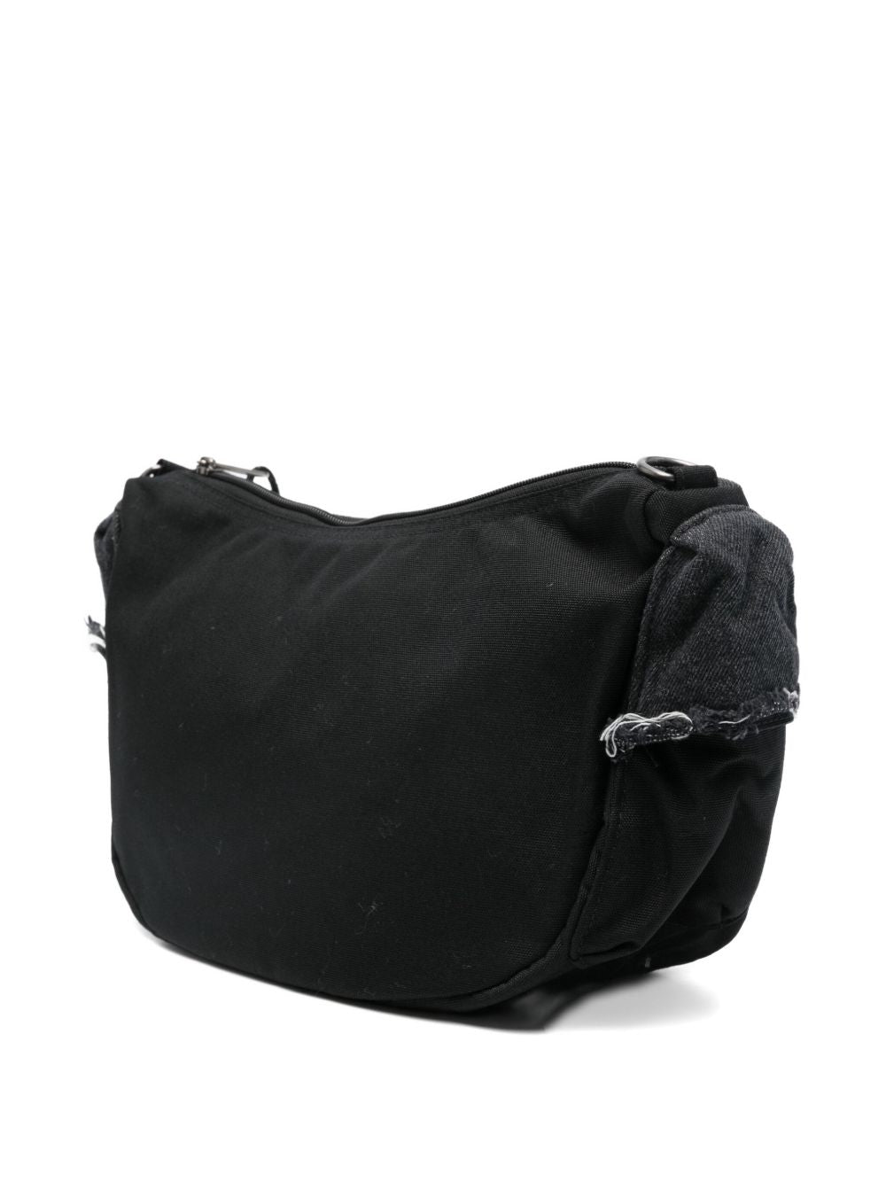 x Diesel frayed denim shoulder bag