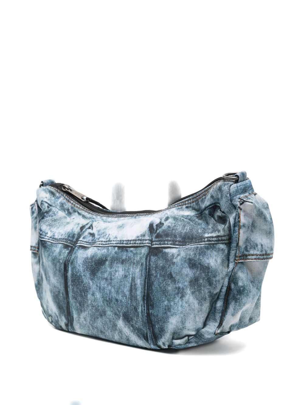 x Diesel denim-effect shoulder bag