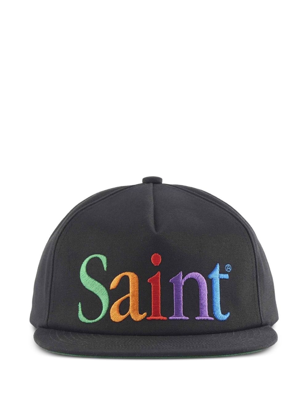 rainbow-embroidered baseball cap