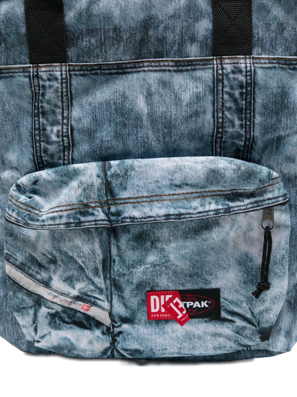 x Diesel denim-effect tote bag