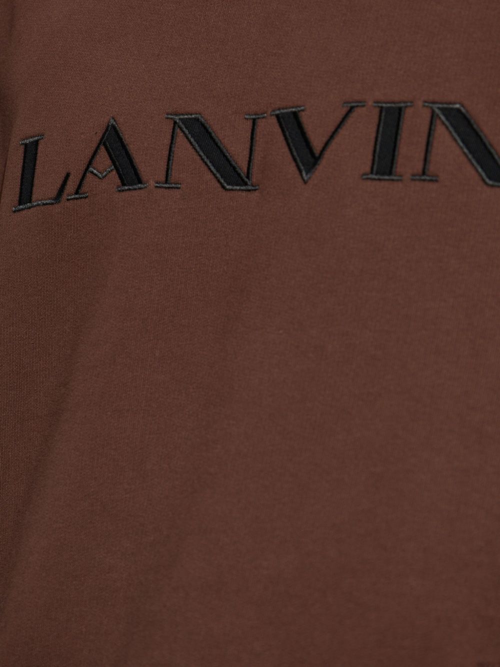 logo-embroidered hoodie