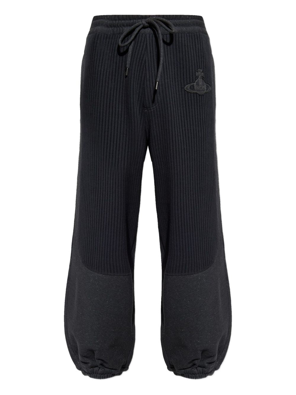 ribbed-panelled trousers