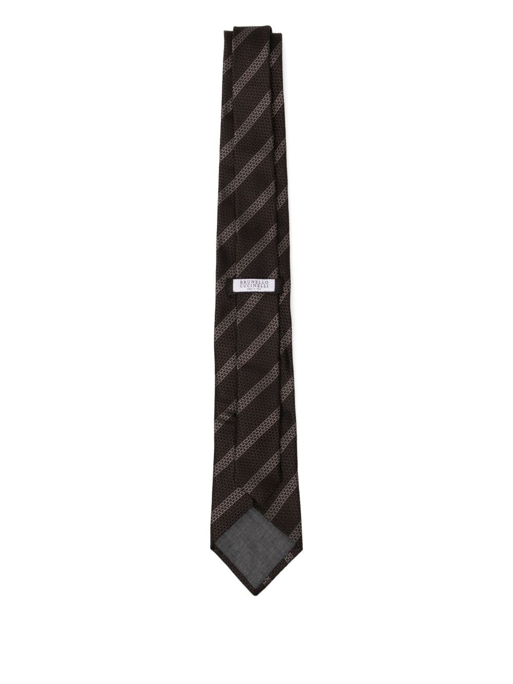striped silk tie