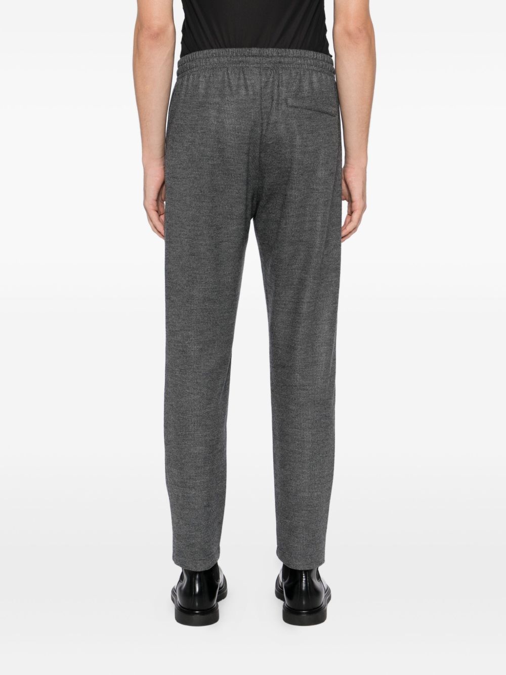 drawstring wool trousers