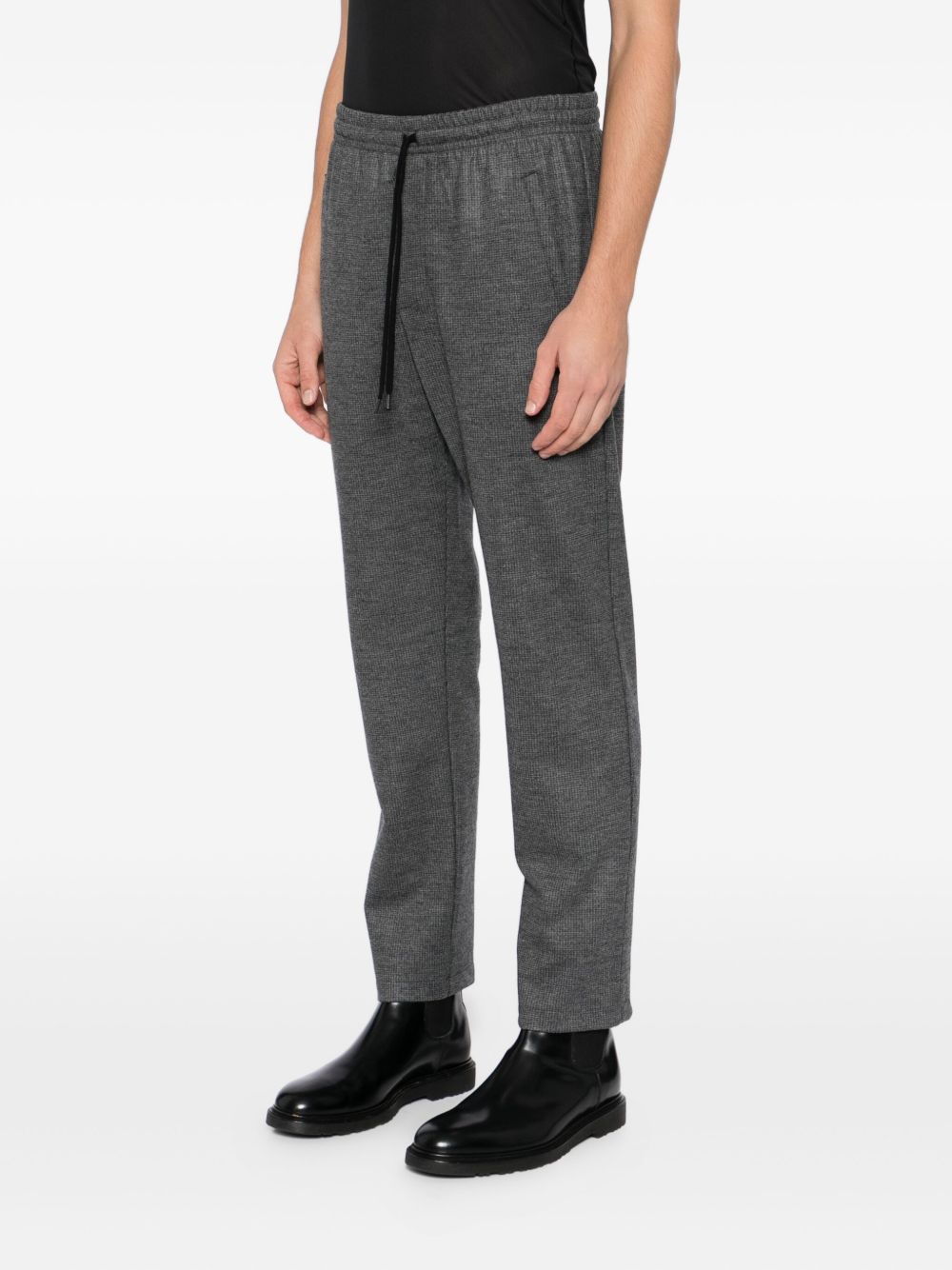 drawstring wool trousers