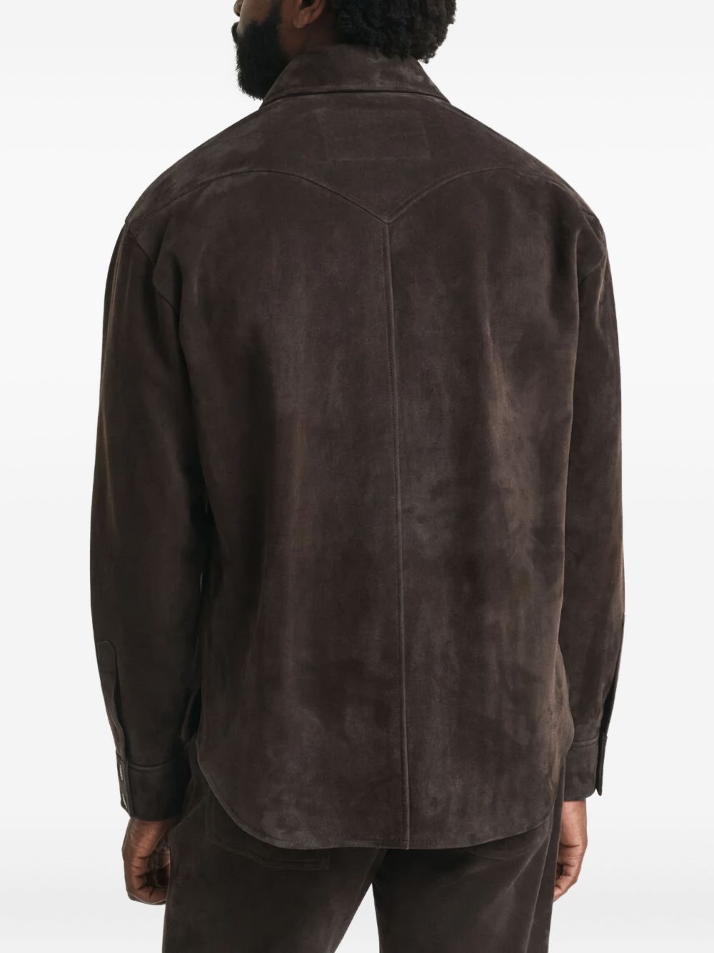 Rodeo suede double-pocket shirt