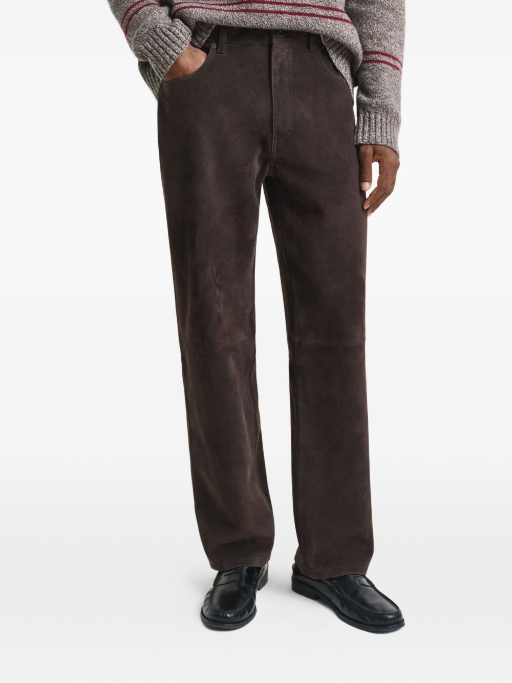 suede trousers