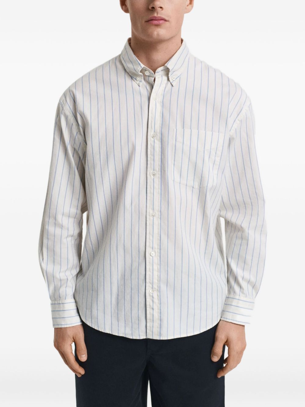 striped cotton shirt