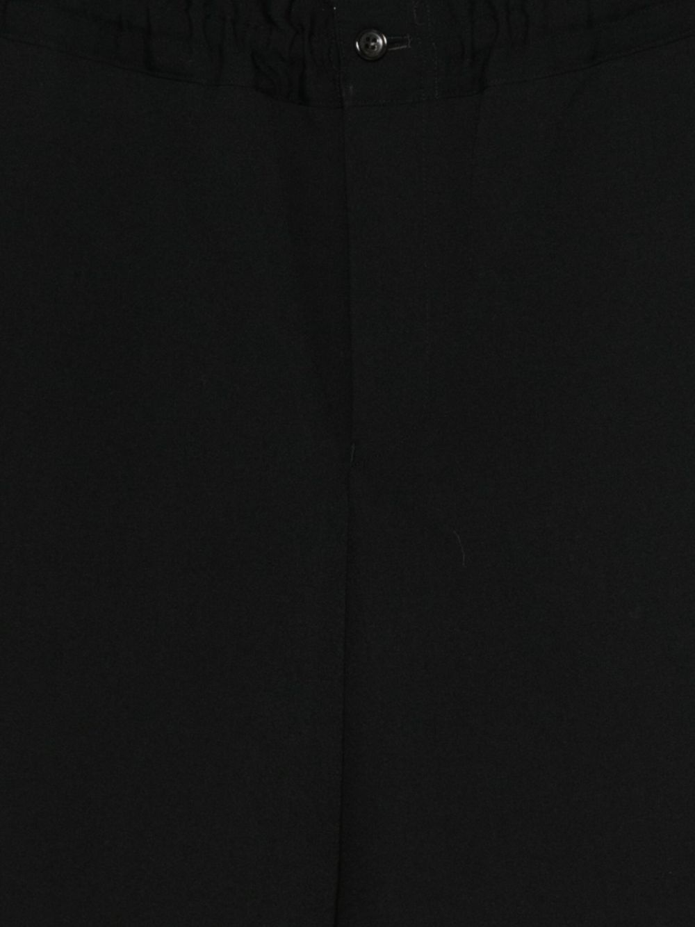 elasticated-waist wool trousers