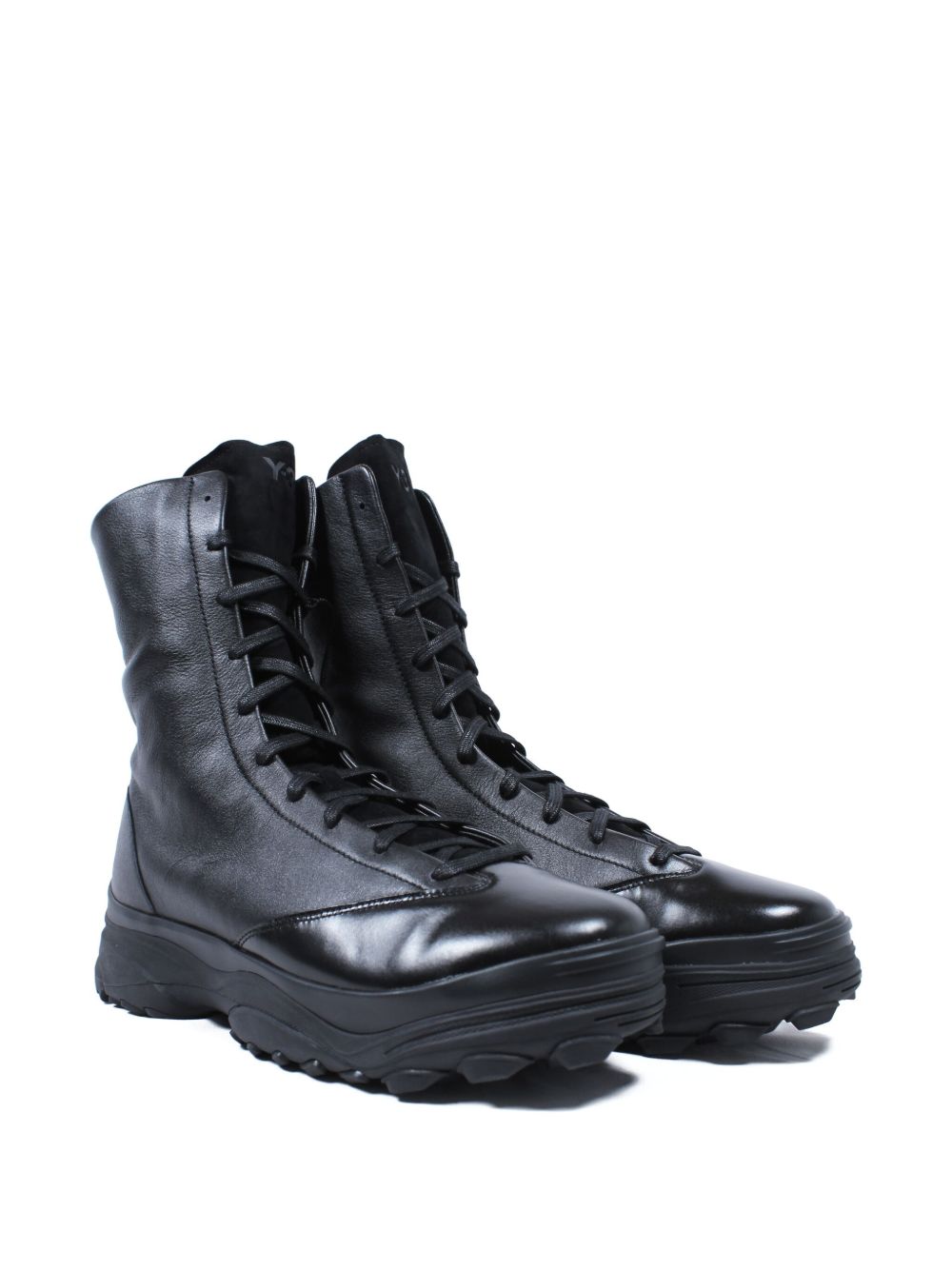 lace-up chunky sole boots