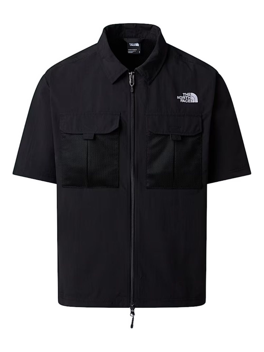 Rager zip-front short-sleeve shirt jacket 