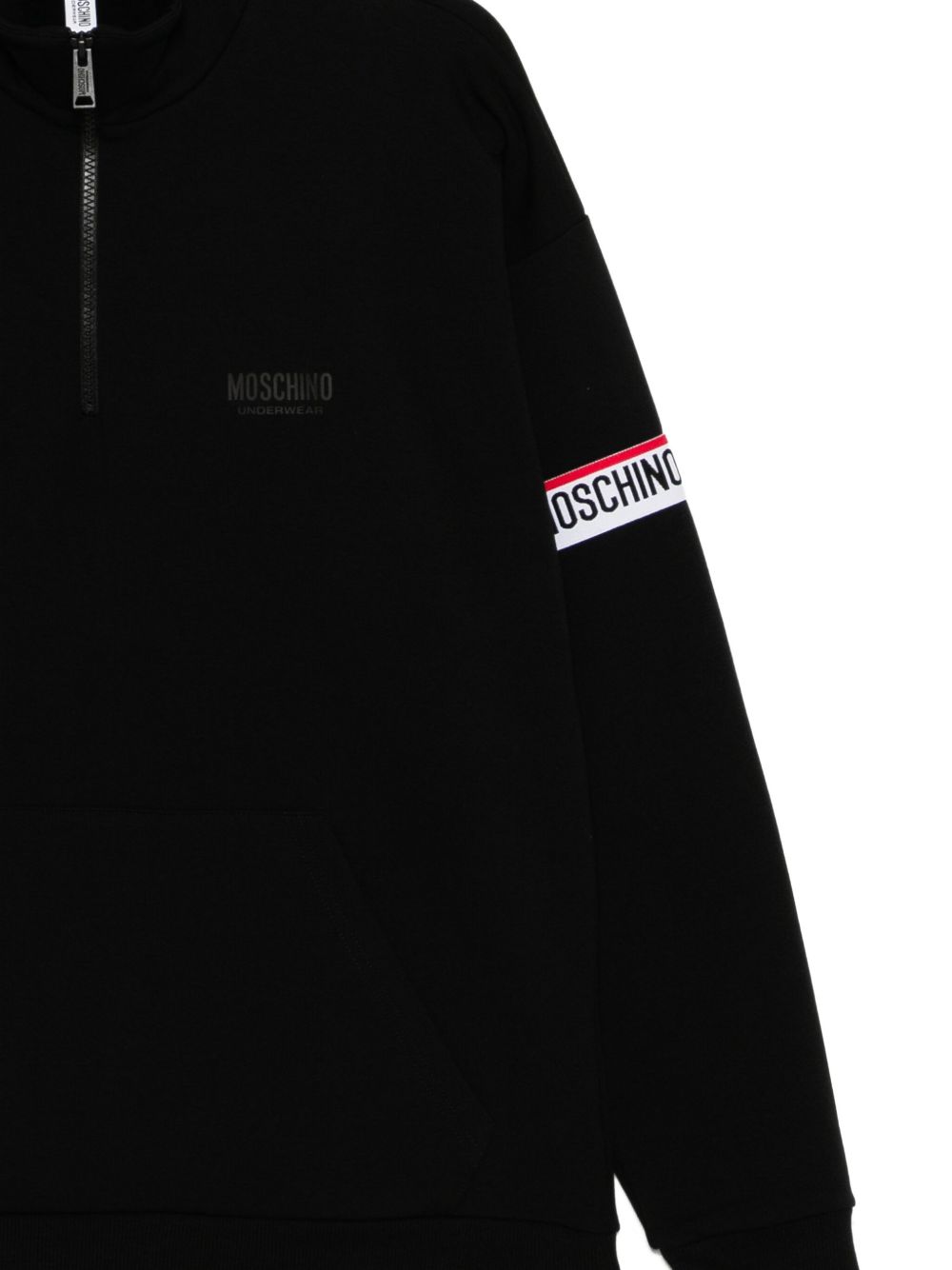 logo-embossed sweatshirt