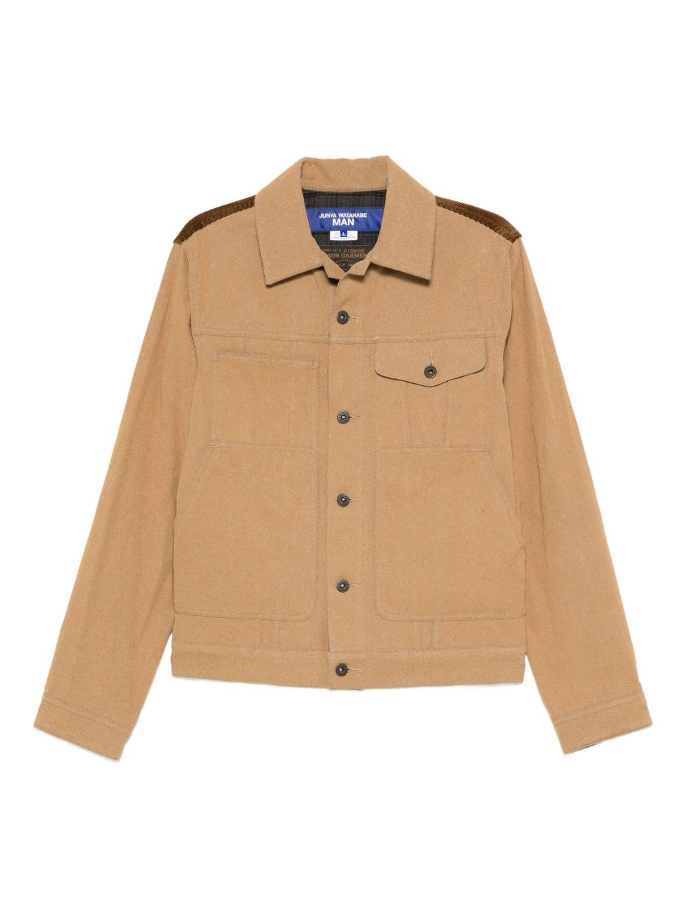 panelled shirt jacket