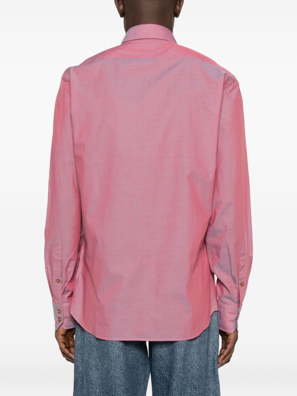 Orb-embellished long-sleeved shirt