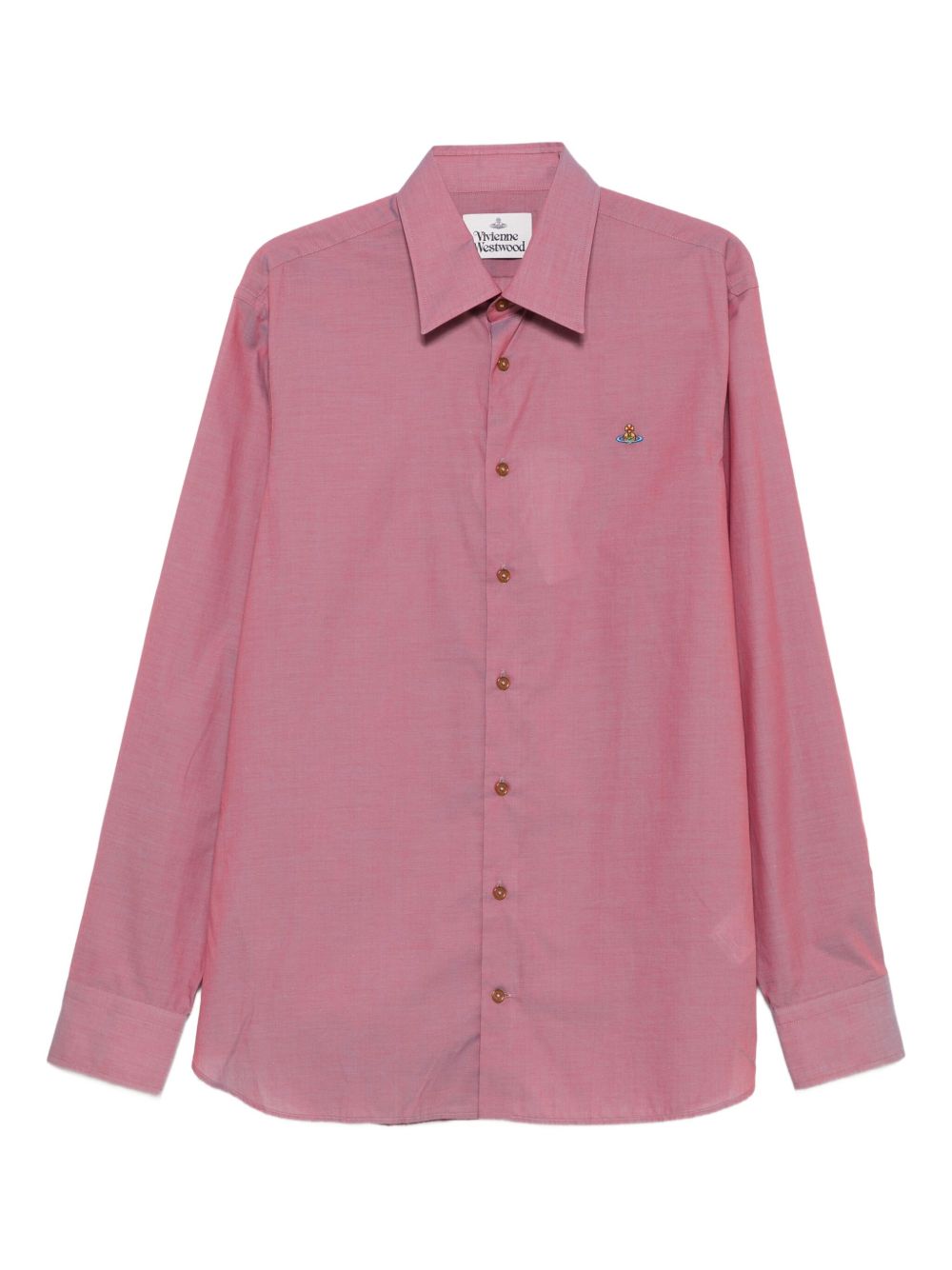 Orb-embellished long-sleeved shirt