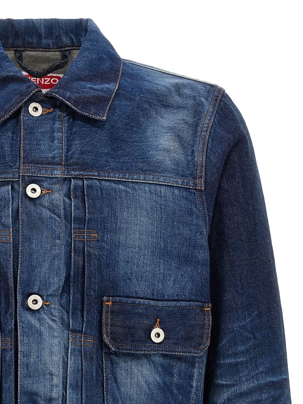 stone-washed denim jacket