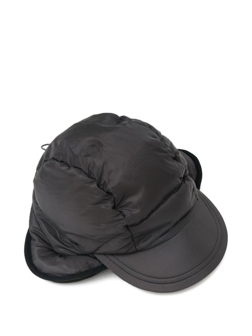 quilted ear-flap cap