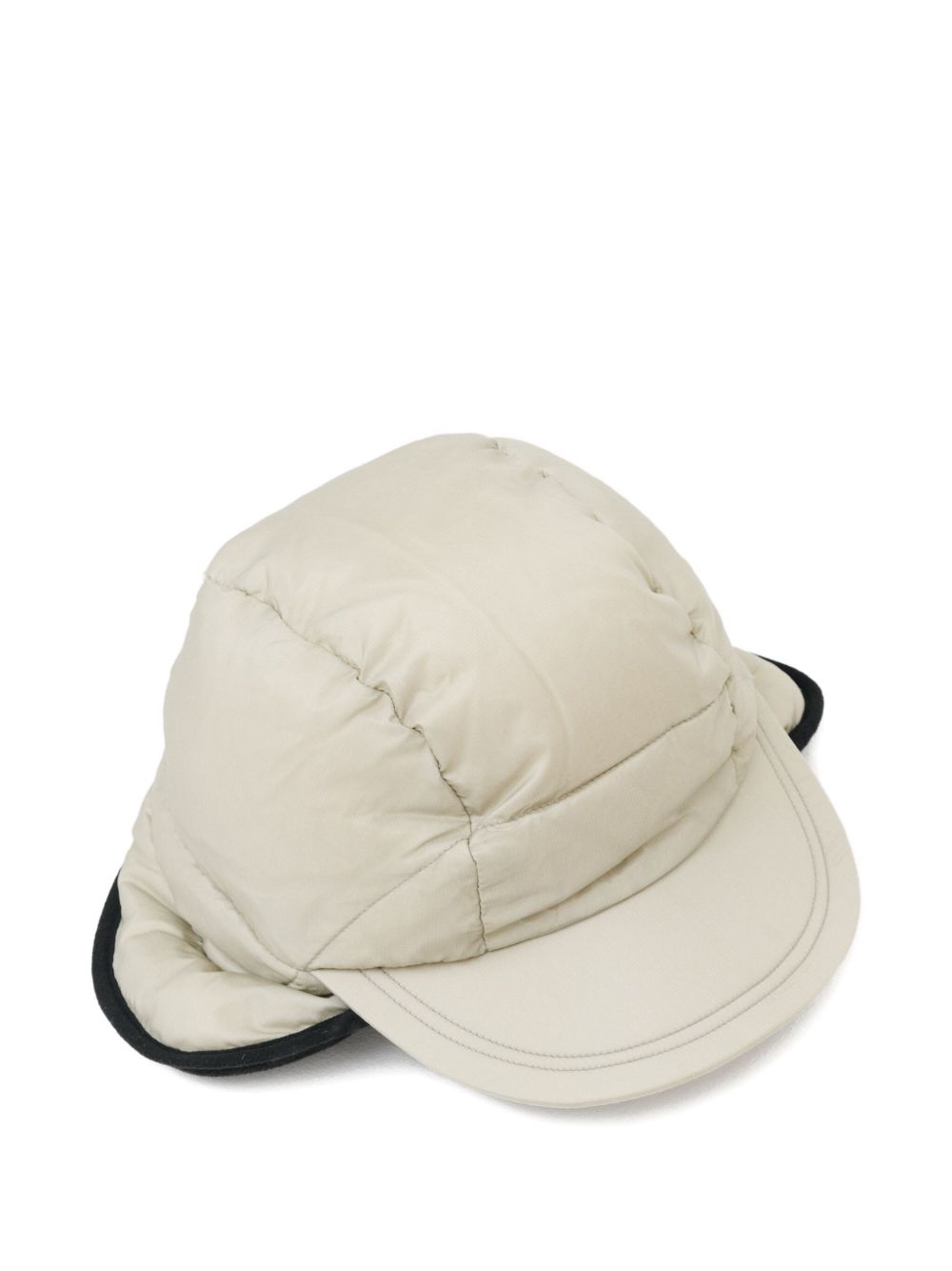 quilted ear-flap cap