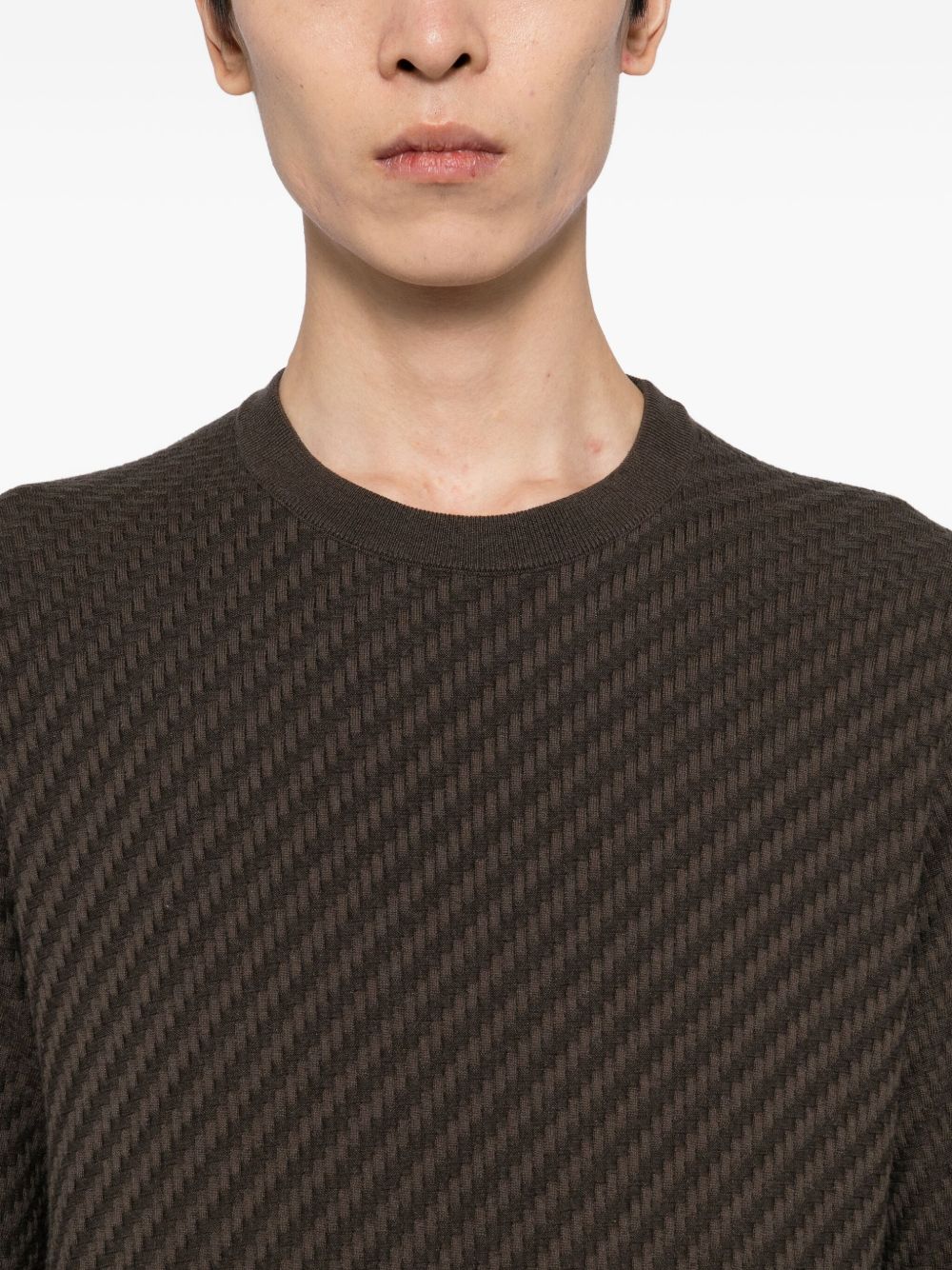 round-neck sweater