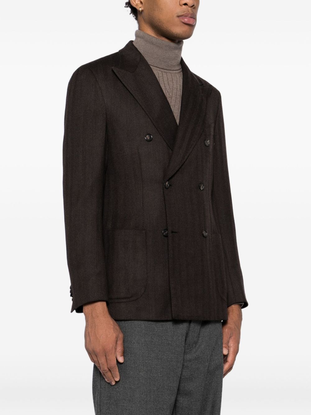 double-breasted blazer 