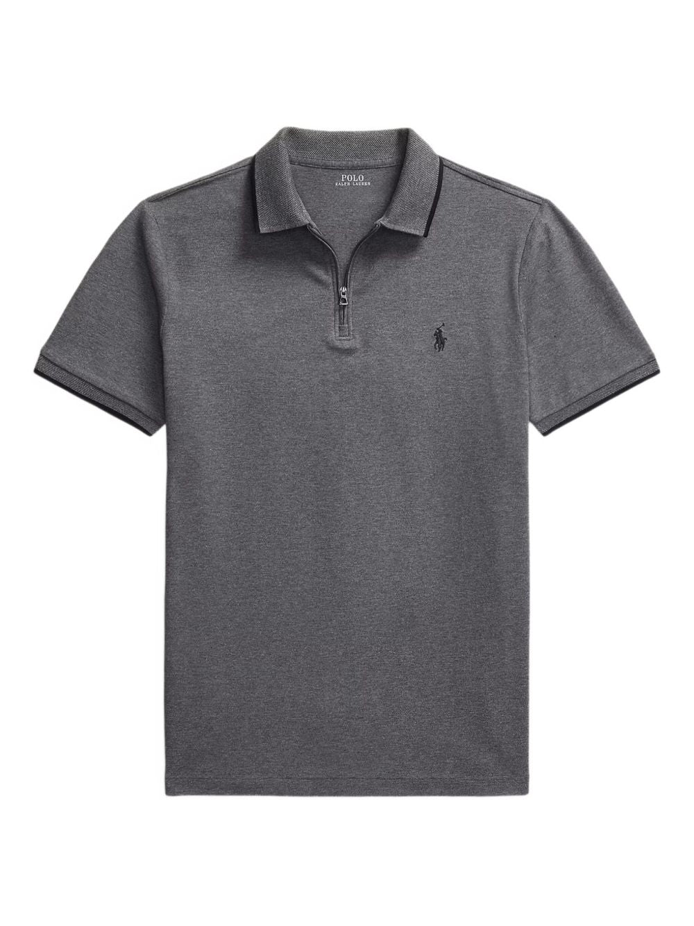 half-zip polo shirt