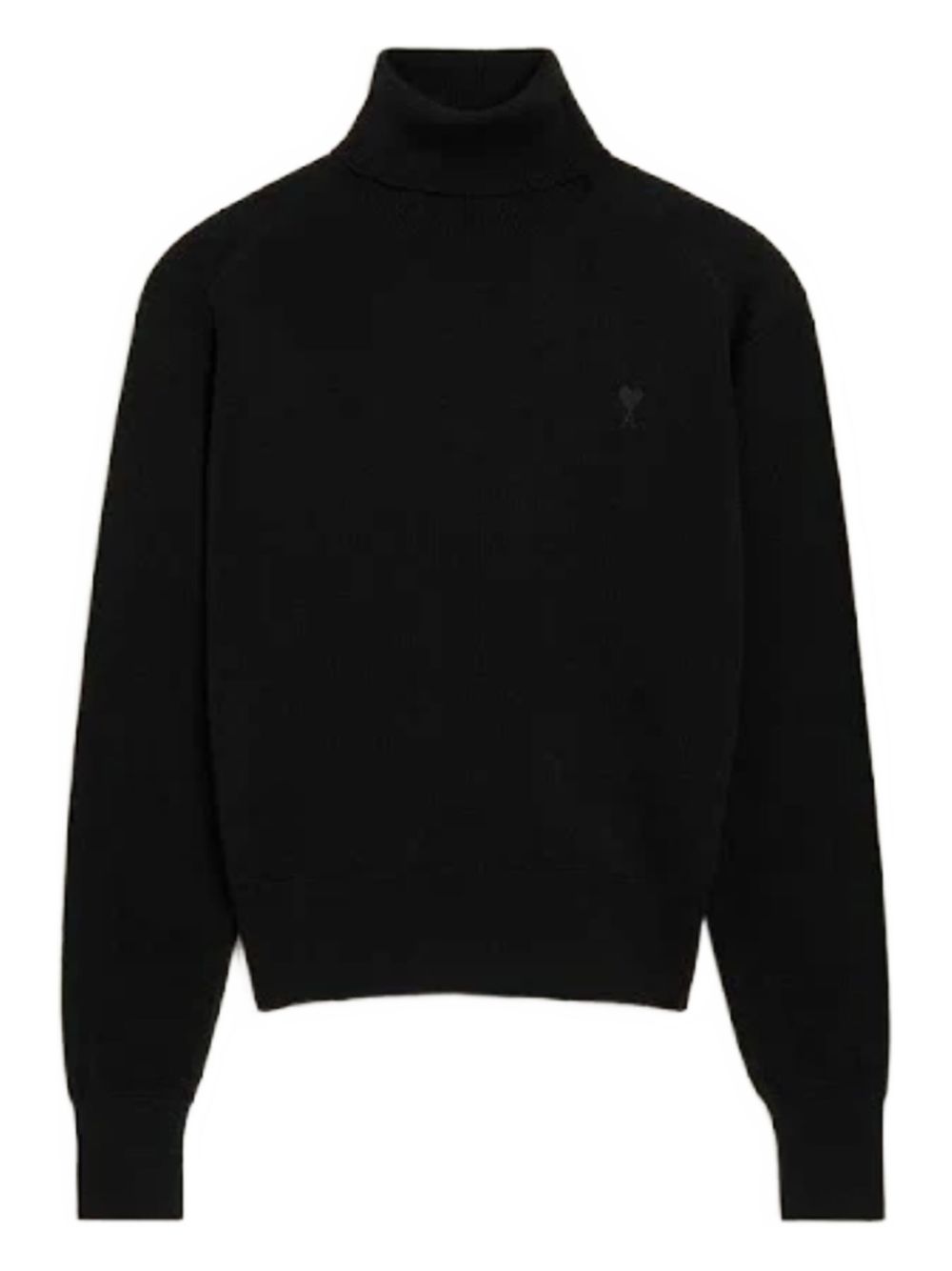 Ami de Coeur-embroidered turtleneck sweater