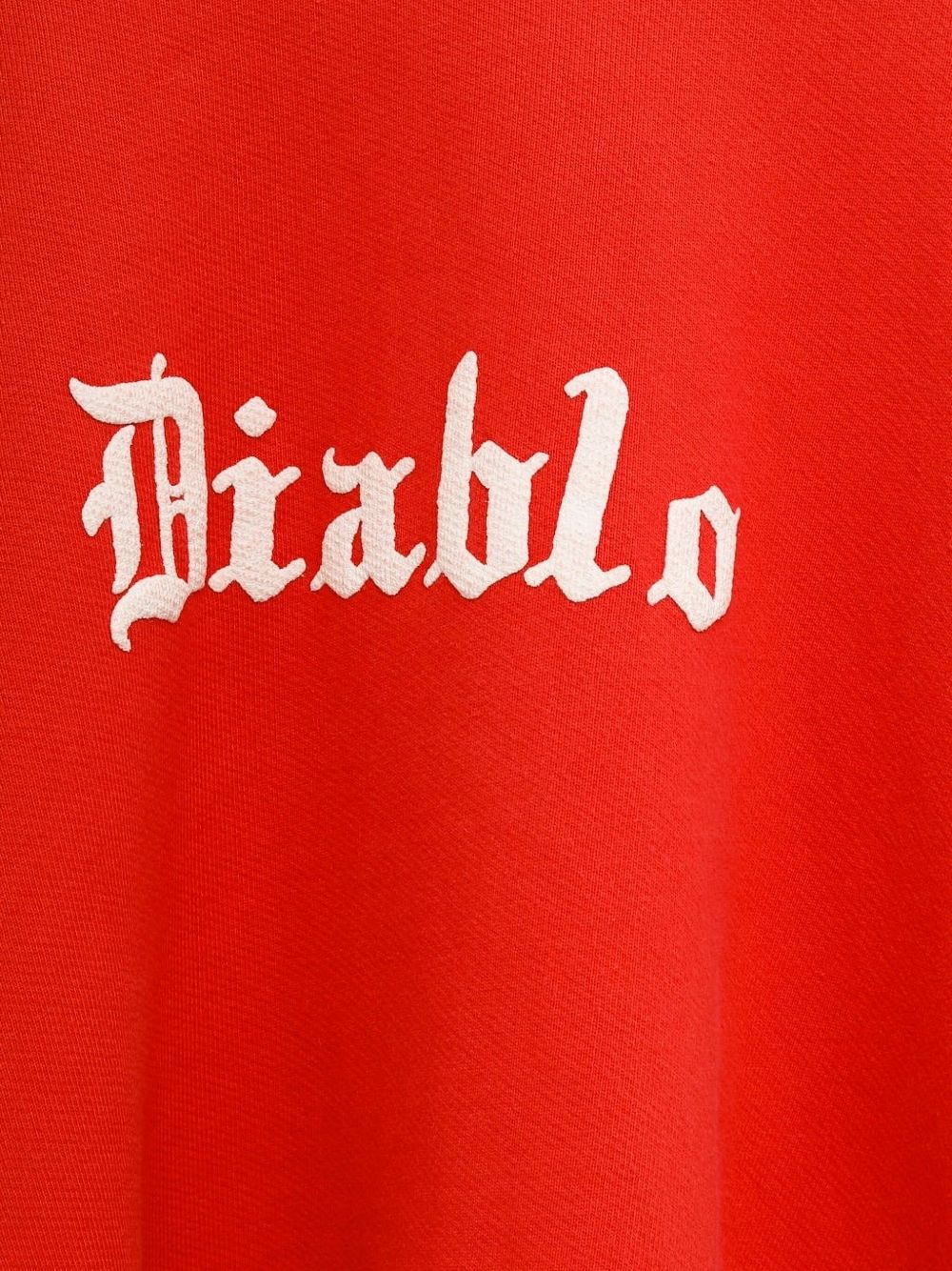 diablo-embroidered sweatshirt