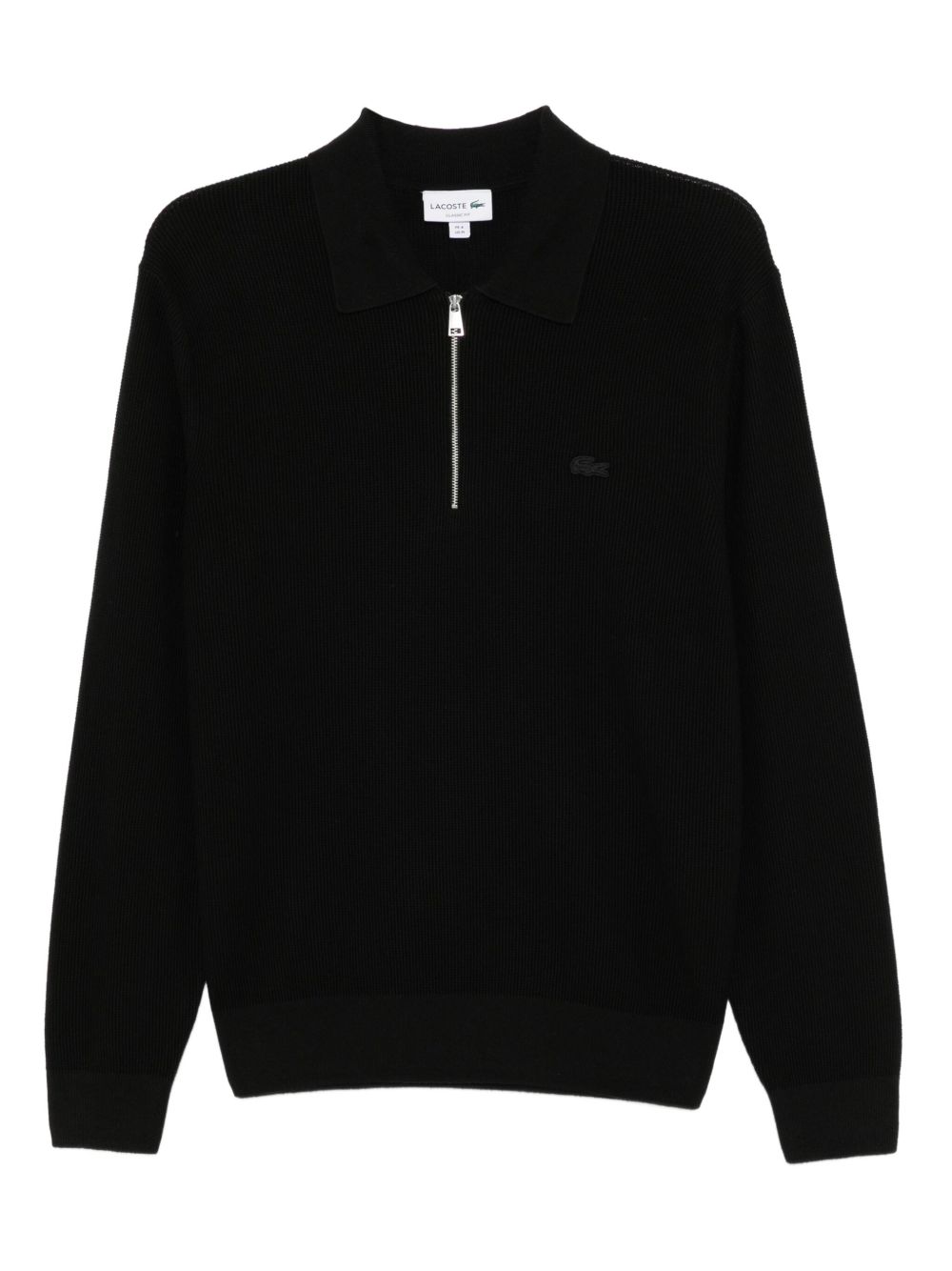 half-zip polo shirt