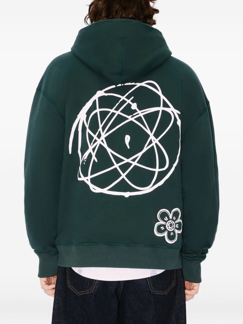 x Futura 2000 atom-flower print hoodie
