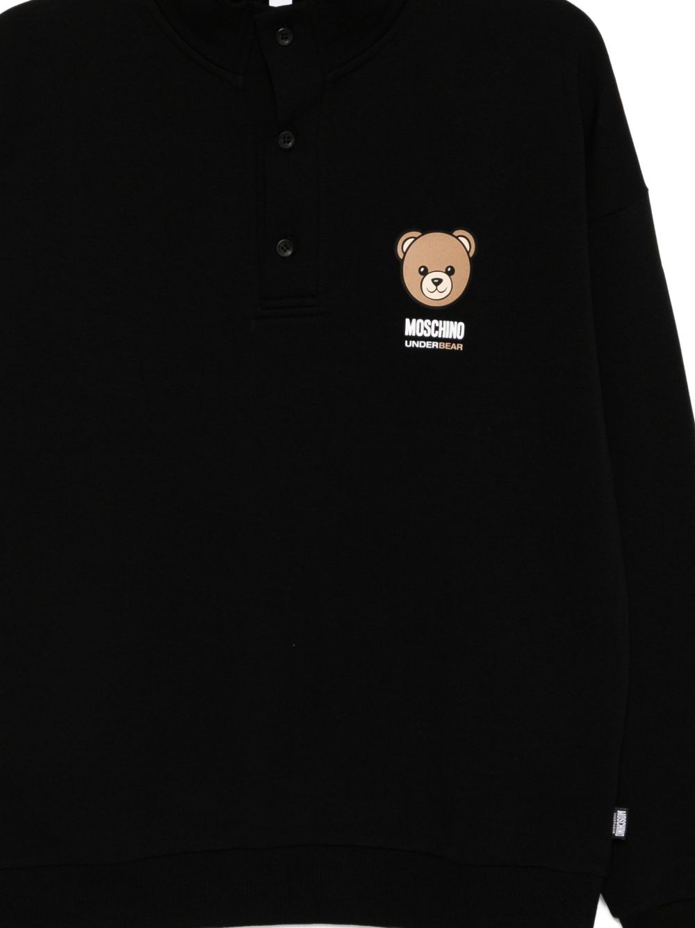 teddy-print sweatshirt