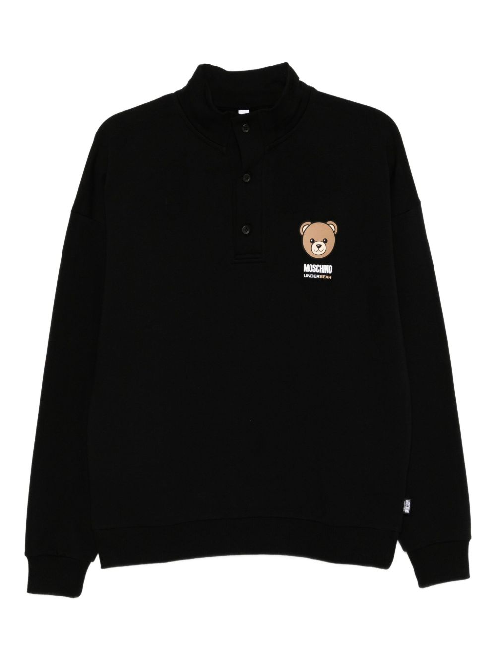 teddy-print sweatshirt