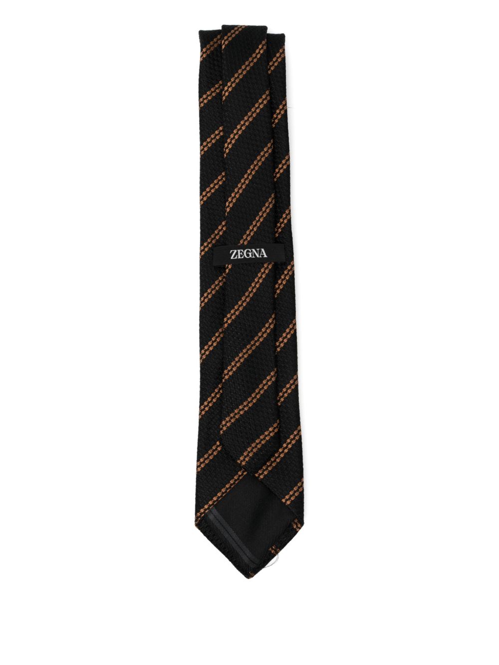 striped silk tie