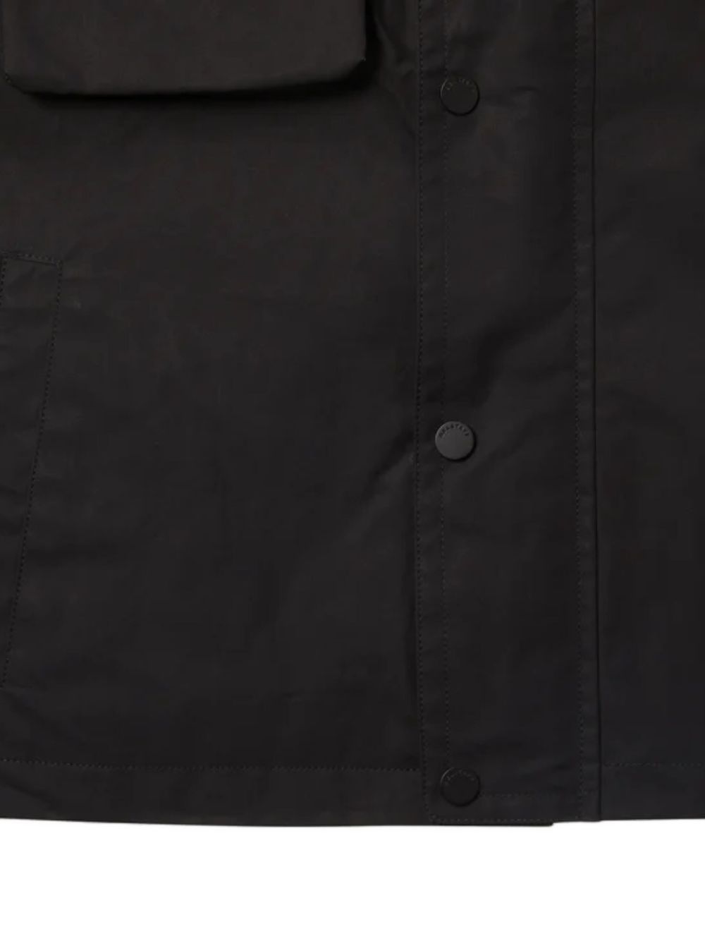 button-fastening flap-pocket jacket