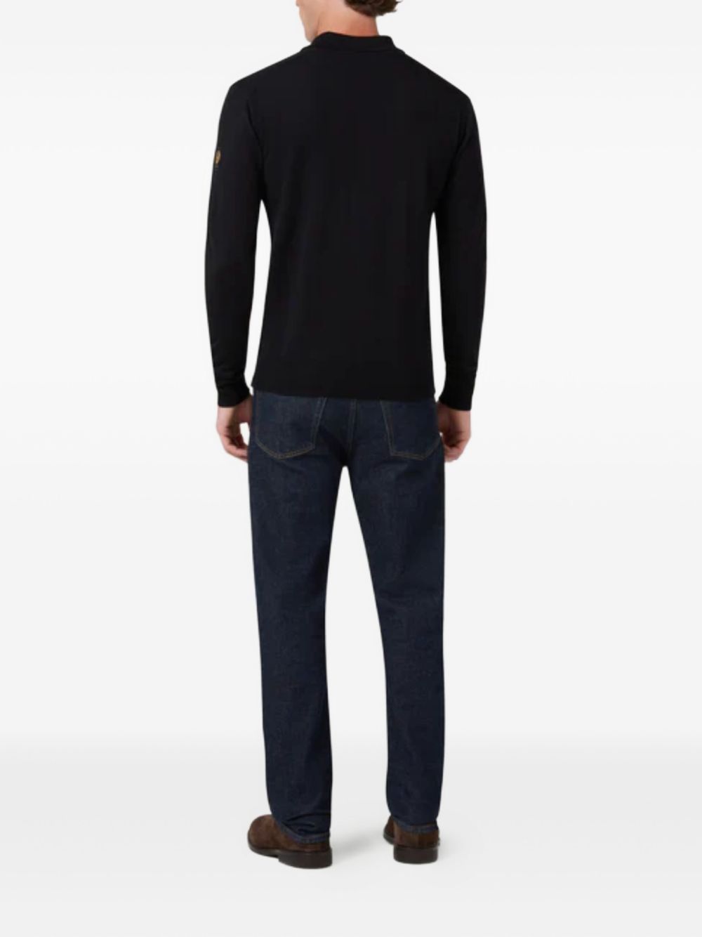 Kyle half-zip long-sleeve polo shirt