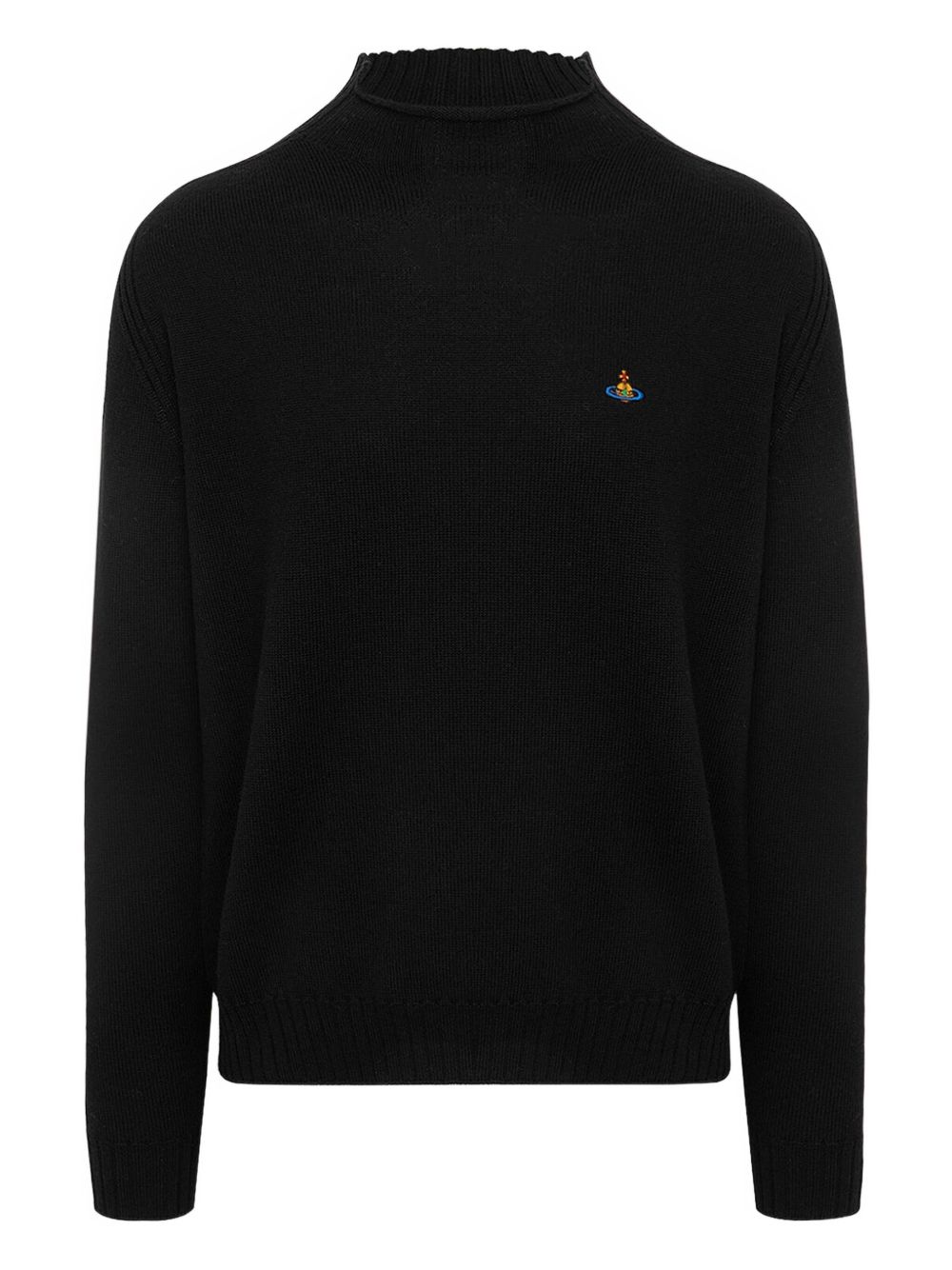 Orb-embroidered jumper