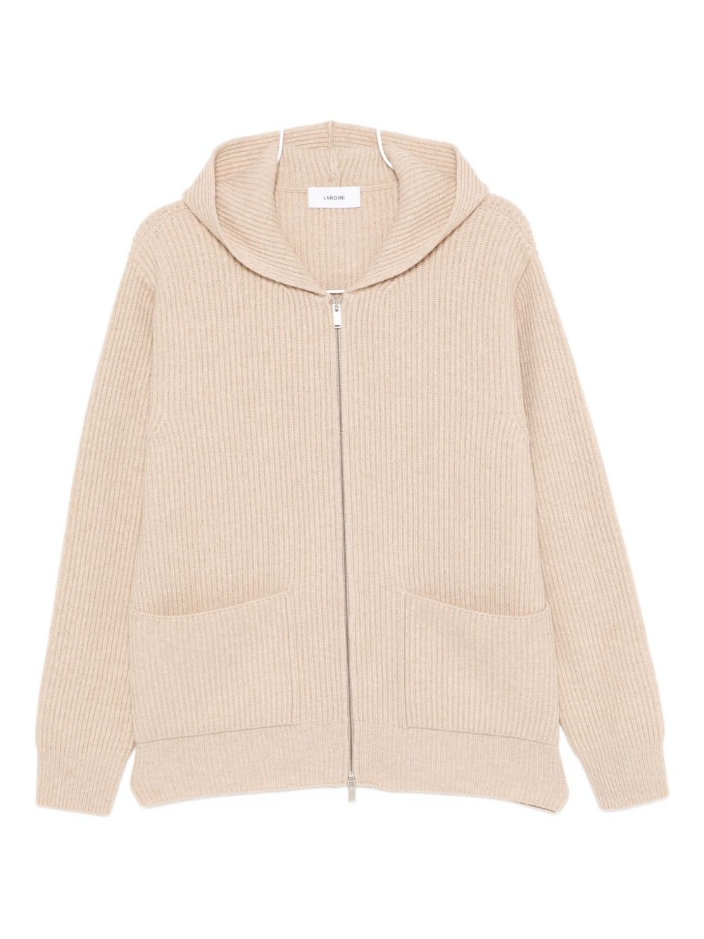 hooded cardigan
