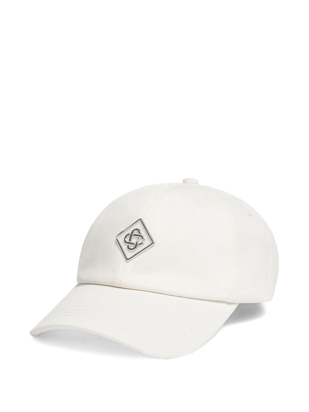 logo-patch cotton cap