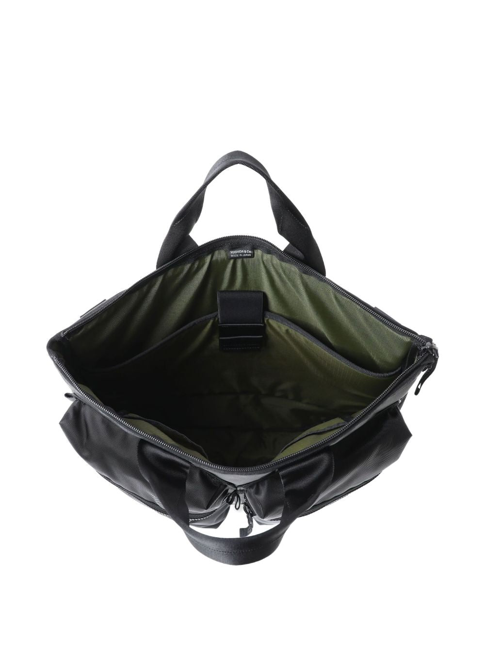 2Way Helmet double-pocket tote bag