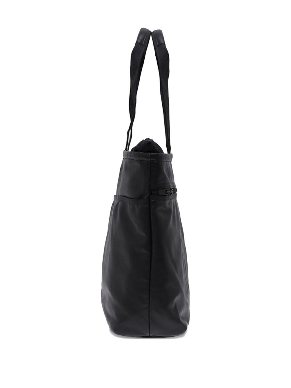 leather top-handles tote bag