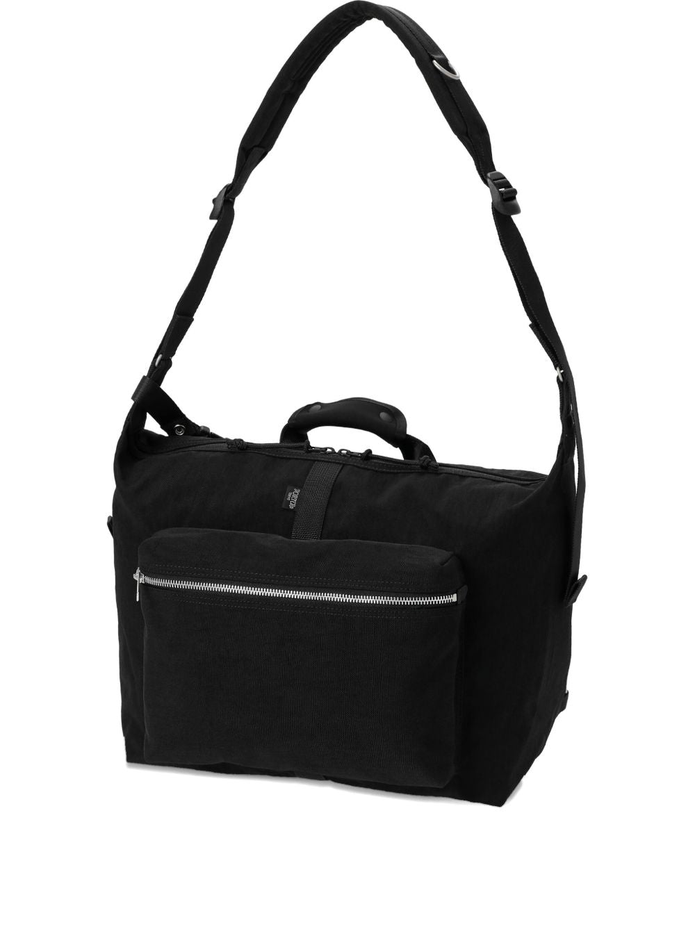 zip-fastening shoulder bag
